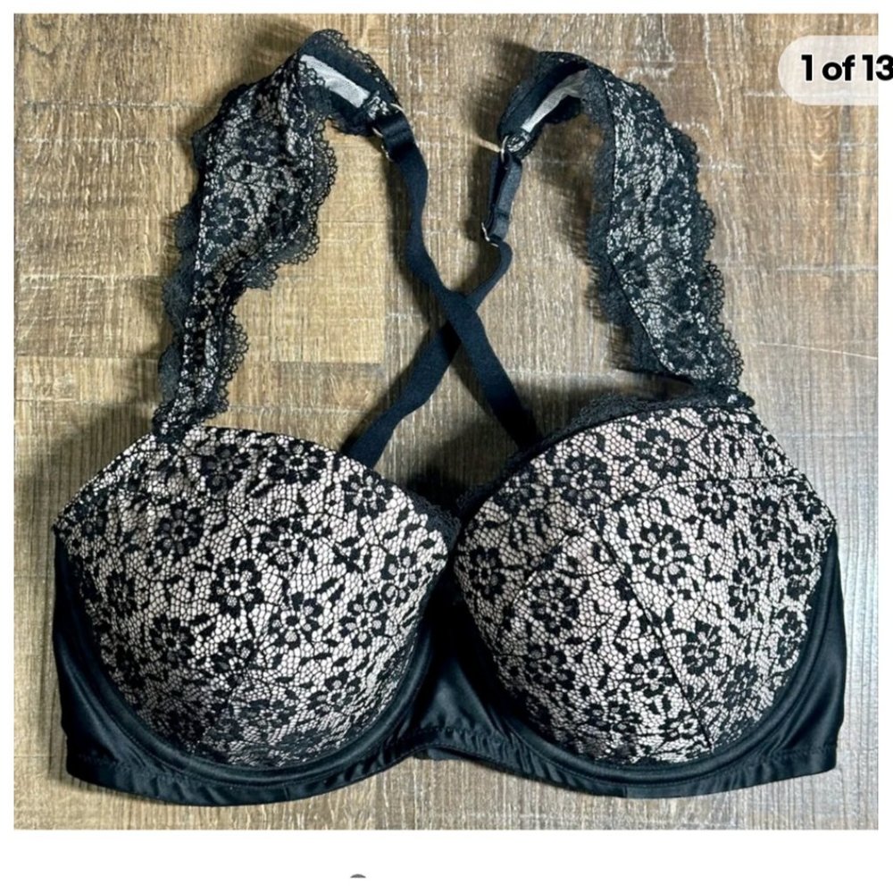 NWT Victoria Secret Dream Angel's demi lace bra 34DD